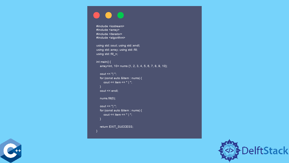 clear-array-element-values-in-c-delft-stack